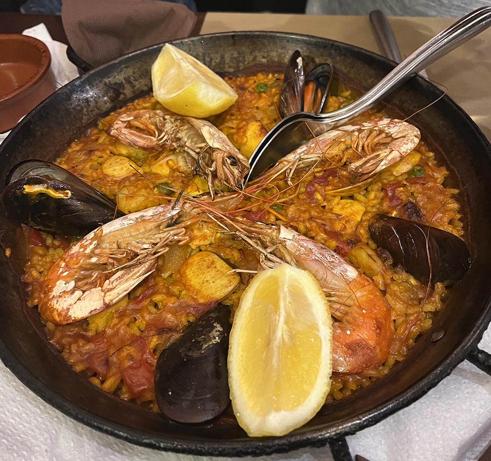 Paella in Barcelona