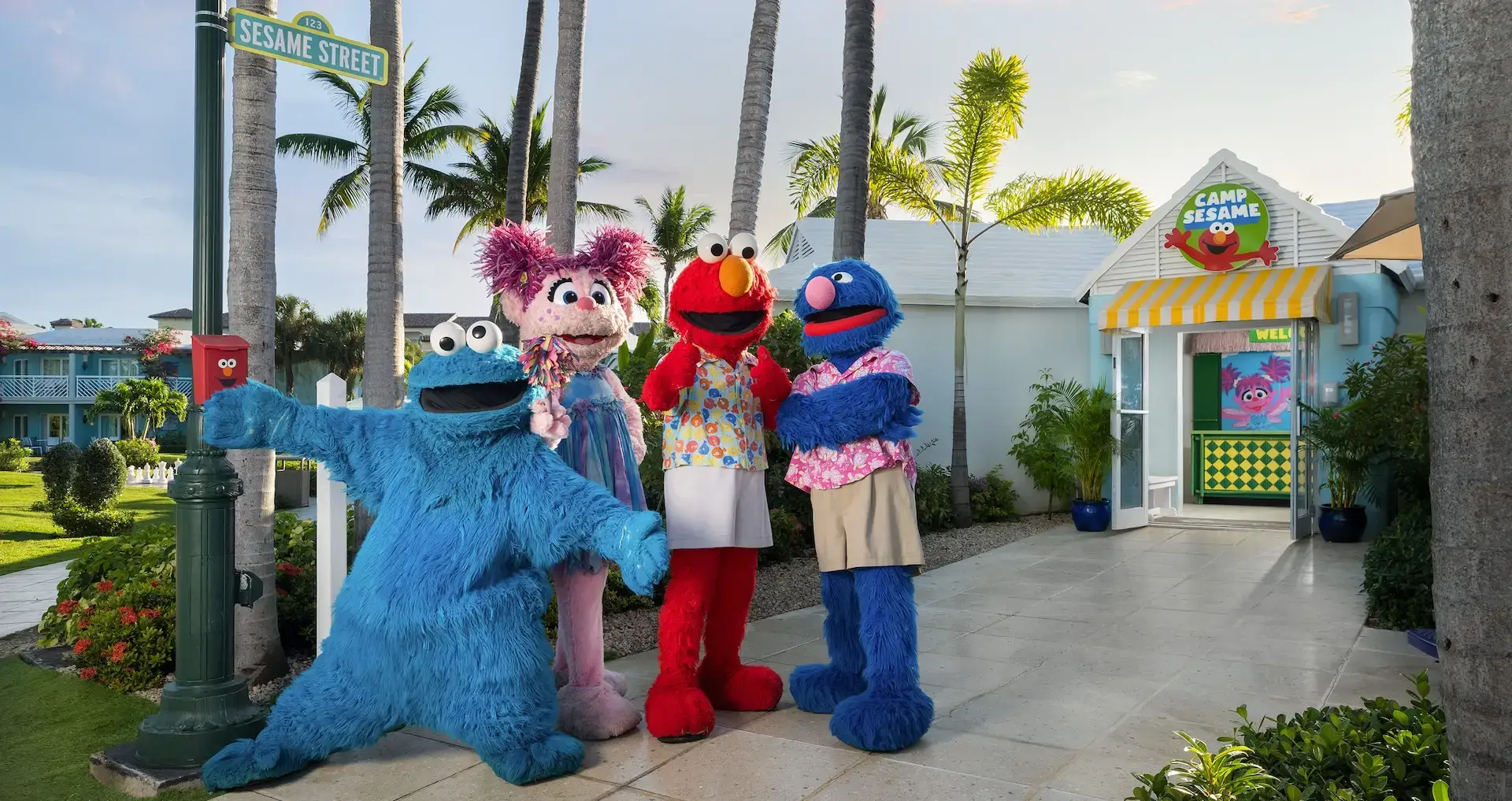 Sesame Street® Characters at Turks & Caicos